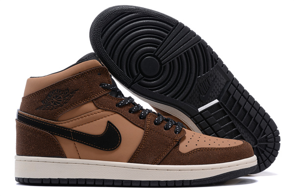 Women's Running Weapon Air Jordan 1 Brown Shoes 0150 Women's Running Weapon Air Jordan 1 Brown Shoes 0150